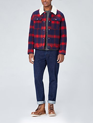 find. Botas de cordones para Hombre, Marrón (Dark Brown), 43 EU