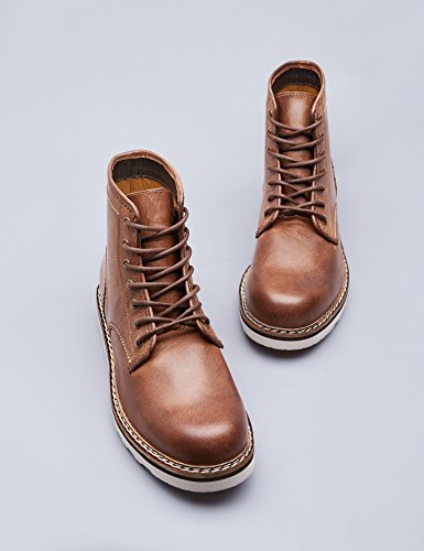 find. Botas de cordones para Hombre, Marrón (Dark Brown), 43 EU