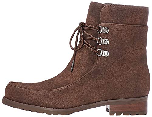 find. Botas de Cordones para Mujer, Rojo (Dk Tan), 38 EU