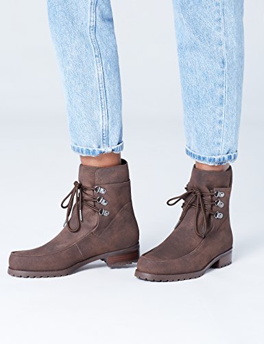 find. Botas de Cordones para Mujer, Rojo (Dk Tan), 41 EU