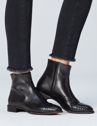 find. Botines de Piel para Mujer, Negro (Black), 38 EU