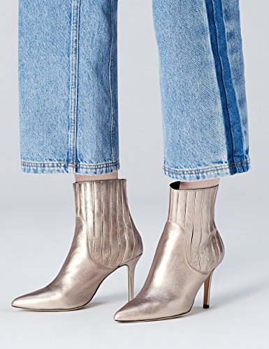 find. Botines de Tacón para Mujer, Plateado (Silver), 37 EU