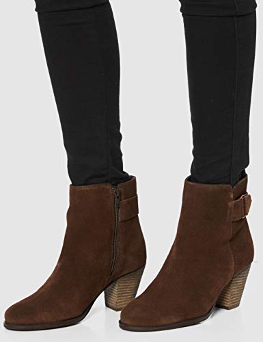 find. Casual Ankle Leather Botas Chelsea, Marrón Brown, 37 EU