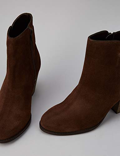 find. Casual Ankle Leather Botas Chelsea, Marrón Brown, 37 EU