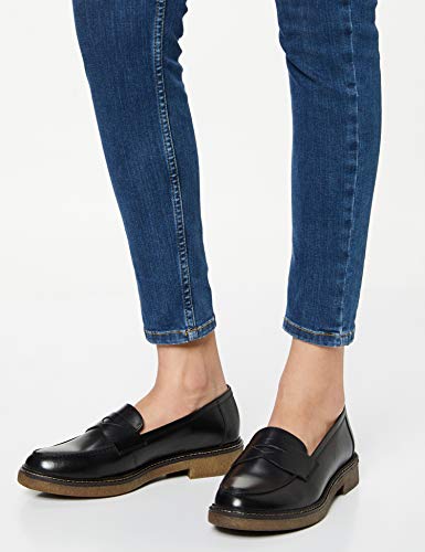 find. Chunky Gumsole Mocasines, Negro Black, 39 EU