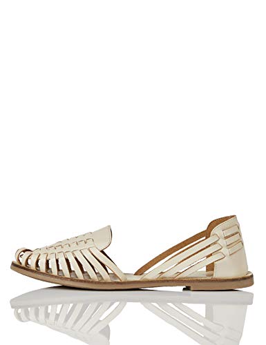 FIND Darling 1W3-004 Mujer Sandalias Punta Cerrada, Marfil (Bone), 36 EU
