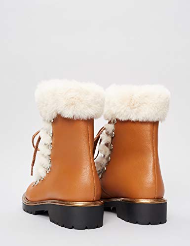find. Fur Lined Hiker Zapatos de Low Rise Senderismo, Marrón Brown, 39 EU