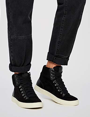 find. Hiking Style Zapatillas Altas, Negro Black, 44 EU