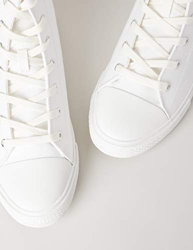 find. Lace Up Baseball Zapatillas altas Mujer, Blanco (White), 37 EU