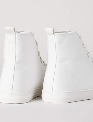 find. Lace Up Baseball Zapatillas altas Mujer, Blanco (White), 38 EU