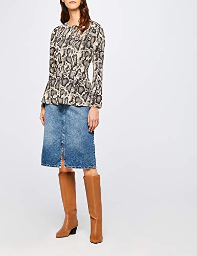 find. Leather Botas Mosqueteras, Beige Tan, 39 EU