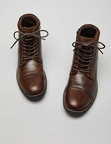 find. Max Zip Worker Botas Clasicas Men's, Marrón (Dark Brown), 44 EU