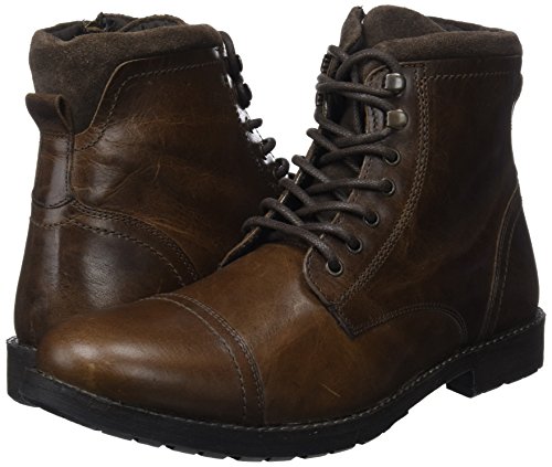 find. Max Zip Worker Botas Clasicas Men's, Marrón (Dark Brown), 44 EU
