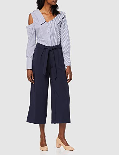 find. Round Toe Block Heel Leather Court Zapatos de Tacón, Beige, 39 EU