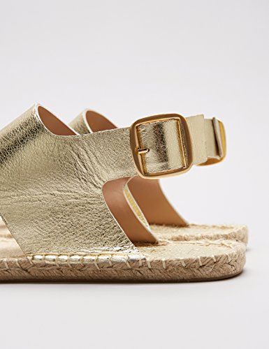 find. Sandalias de Esparto Mujer, Dorado (Gold), 40 EU