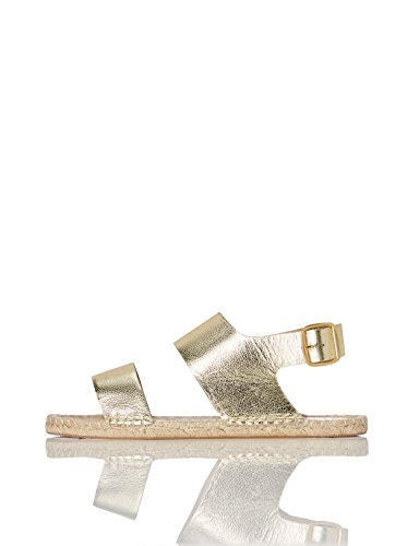 find. Sandalias de Esparto Mujer, Dorado (Gold), 40 EU