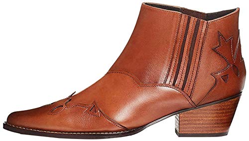 find. Western Botines, Marrón Brandy, 38 EU