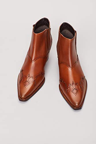 find. Western Botines, Marrón Brandy, 40 EU