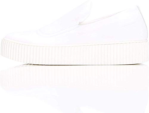 find. Zapatillas de Deporte sin Cordones para Mujer, Blanco (White), 39 EU