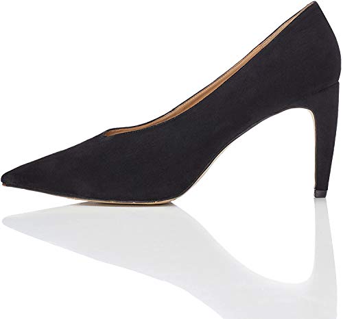 find. Zapatos de Tacón con Empeine Alto para Mujer, negro, 38
