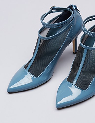 find. Zapatos Estilo Mary Jane de Charol para Mujer, Azul (Blue), 39 EU