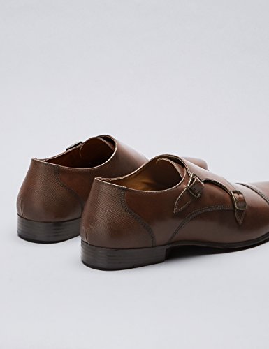 find. Zapatos estilo Monje de Doble Hebilla para Hombre, Marrón (Brown), 42 EU