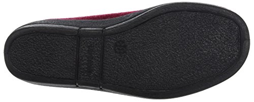 Fischer Dora, Zapatillas de Estar por casa Mujer, Rojo (Bordo 341), 36 EU