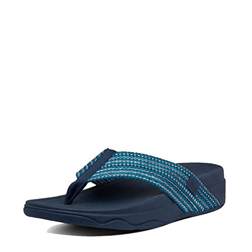 FitFlop 511 - Zapatos de mujer modelo Surfa Sandalias de dedo, color Azul, talla 39 EU
