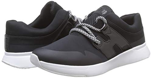 FitFlop Anni Flex, Zapatillas sin Cordones para Mujer, Negro (Black 001), 36 EU