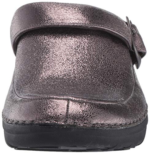 FitFlop Gogh Pro Superlight Glitzy, Zuecos Mujer, Plateado (Pewter 054), 38 EU