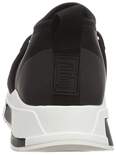FitFlop Heda Chain Slip-On Sneakers, Zapatillas sin Cordones Mujer, Negro 001, 39 EU