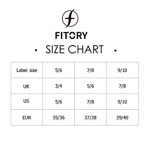 FITORY Zapatillas de Plush para Mujer Zapatillas Cómodas para Interiores y Exteriores Rosa Talla 35-36 EU