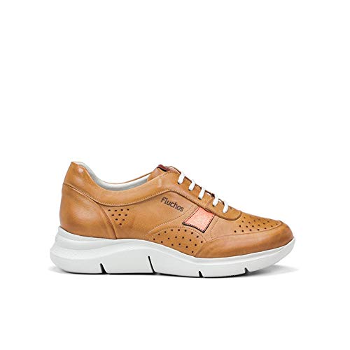 FLUCHOS 766 Deportivo Piel Mujer Camel 39