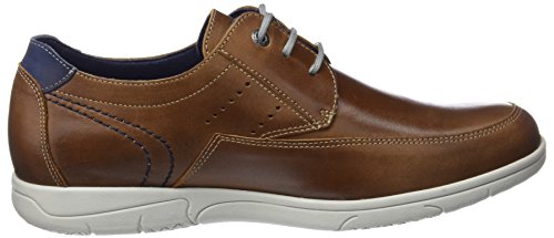 Fluchos Sumatra, Zapatos de Cordones Derby para Hombre, Marrón (Brown), 41 EU