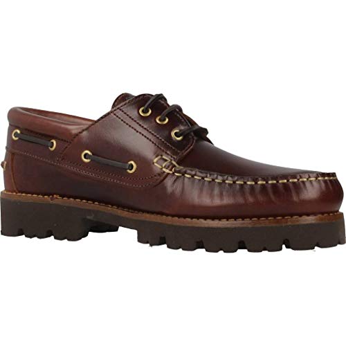 Fluchos | Zapato de Hombre | Richfield F0046 Pull Castaño Zapatos Light | Zapato de Piel de Ternera de Primera Calidad | Cierre con Cordones | Piso de Goma Personalizado