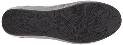 Fly London Bobi, Zapatos de tacón con Punta Cerrada Mujer, Plateado (Anthracitesilver/Black), 42 EU