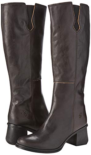 Fly London JESK534FLY, Botas Camperas Mujer, Negro Negro 000, 41 EU