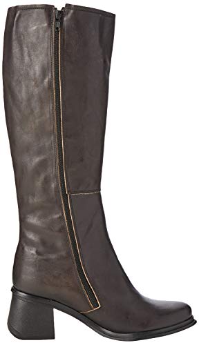 Fly London JESK534FLY, Botas Camperas Mujer, Negro Negro 000, 41 EU