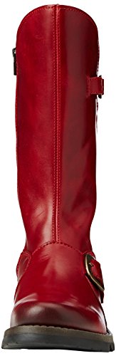 Fly London Mes 2, Botas Chukka Mujer, Rojo (Red 001), 36 EU