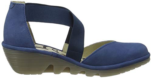 FLY London Paco147fly, Sandalias Punta Cerrada Mujer, Azul (Blue 004), 39 EU