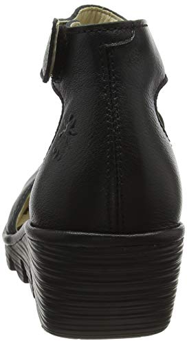 Fly London Pats801fly, Sandalias con Punta Cerrada Mujer, Negro (Black 006), 38 EU