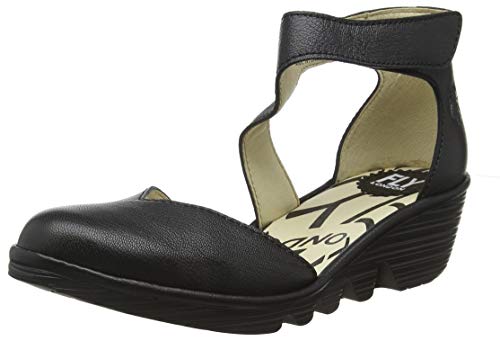 Fly London Pats801fly, Sandalias con Punta Cerrada Mujer, Negro (Black 006), 38 EU