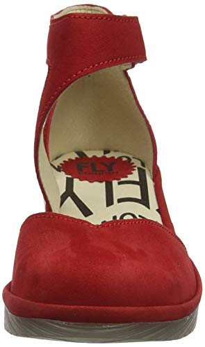 Fly London Pats801fly, Sandalias con Punta Cerrada Mujer, Rojo (Lipstick Red 013), 42 EU
