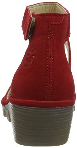 Fly London Pats801fly, Sandalias con Punta Cerrada Mujer, Rojo (Lipstick Red 013), 42 EU