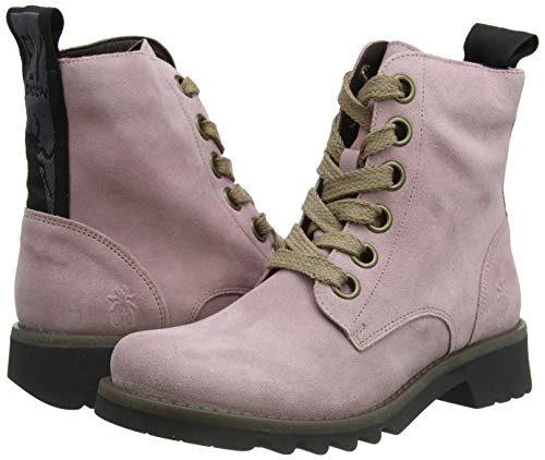 Fly London RAGI, Botas Cortas al Tobillo para Mujer, Rosa, 37 EU