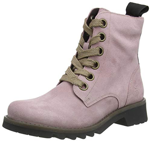 Fly London RAGI, Botas Cortas al Tobillo para Mujer, Rosa, 37 EU