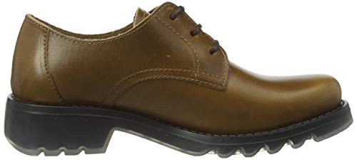 FLY London Repe632fly, Zapatos de Cordones Derby Mujer, Marrón (Camel 003), 41 EU