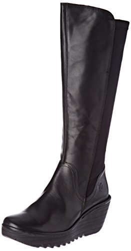 Fly London Yeve779fly, Botas Mujer, Negro (Black), 38 EU
