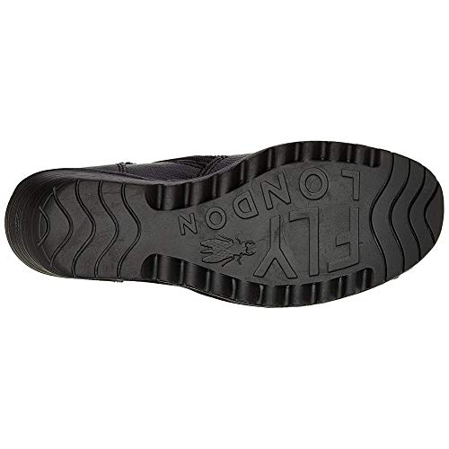 Fly London Yust - Botas de cuero para mujer, Negro (Black 029), 39 EU