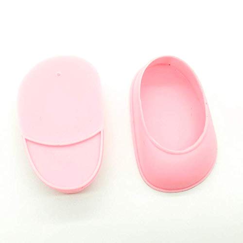 Folk Artesanía Par Zapatos para muñeca Tipo Nancy clásica Famosa Nuevo. (Negro)